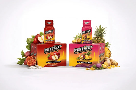 Pretox+ Wellness Drink | Vegan, Sugar‑Free, |Travel‑Friendly | 6‑Pack